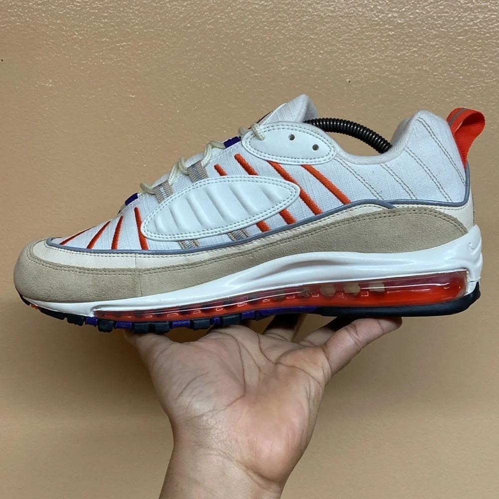 Nike Air Max 98 “Sail Court Purple” Size 10.5 640744-108
